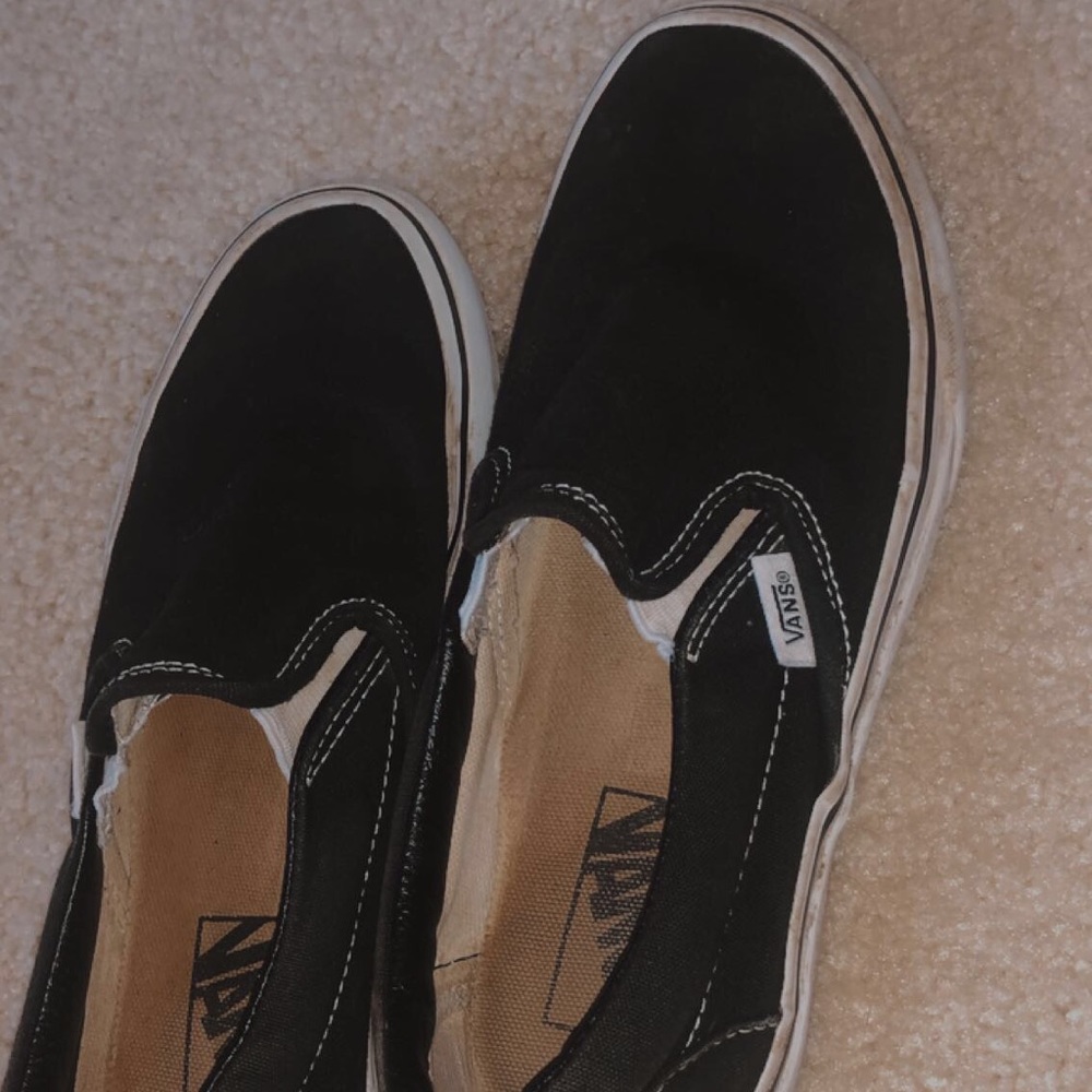 Low top black Vanes